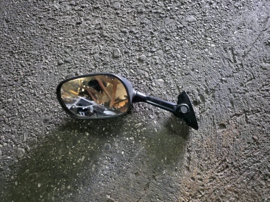 OGLEDALO 2 SUZUKI GSXR 600 2003 LEVO OGLEDALO